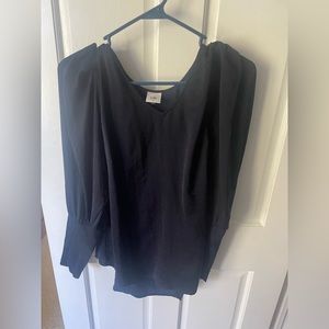 CAbi Timeless Navy Blouse in Medium